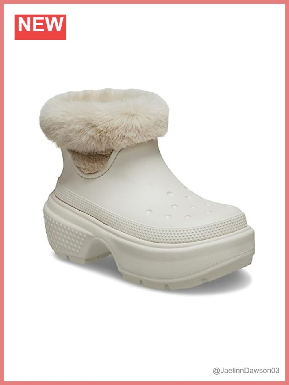 Water Resistant Pull-On Faux Fur Lined Snow Boots